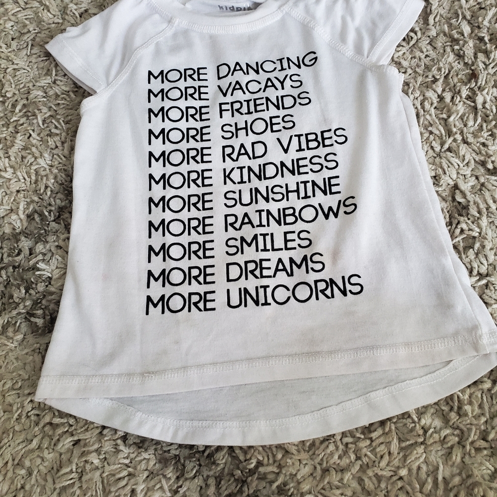 "More" tee
